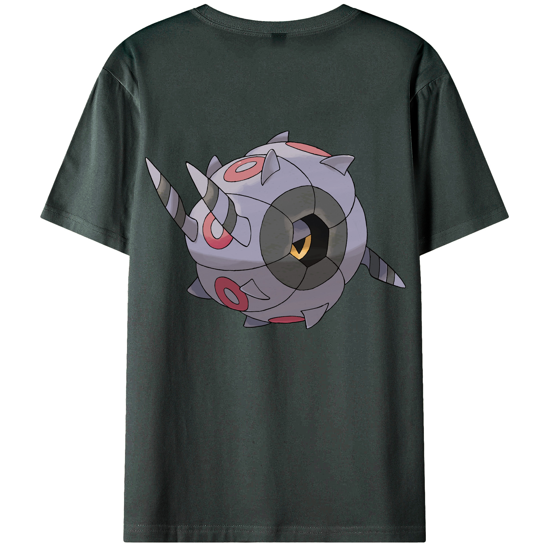 （画像用） ポケットモンスター Pokémon 綿100％ メンズ半袖Tシャツ（バックプリント） 通気性